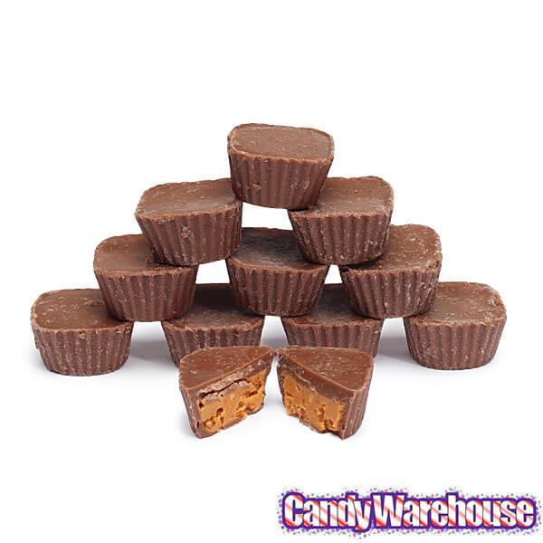 Butterfinger Peanut Butter Cups Unwrapped Minis Candy: 8-Ounce Bag - Candy Warehouse