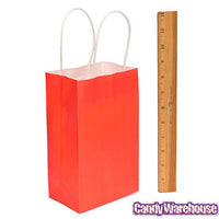 Candy Bags with Handles - Red: 12-Piece Pack - Candy Warehouse