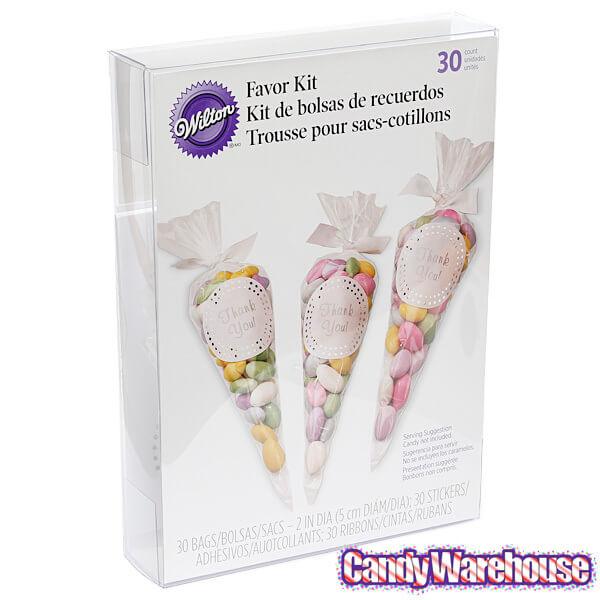 Candy Buffet Favor Bag Kits: 30-Piece Set - Candy Warehouse