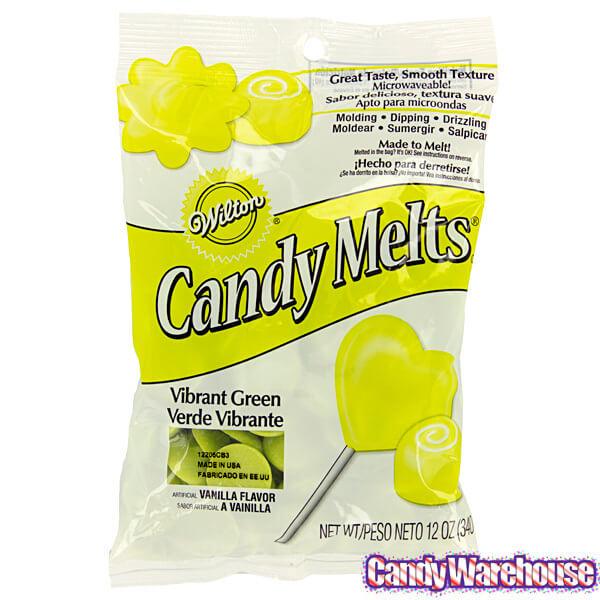 Candy Melts - Vibrant Green: 12-Ounce Bag - Candy Warehouse