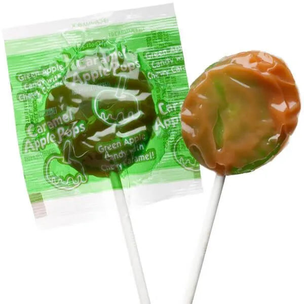 Caramel Apple Pops 48Piece Box Candy Warehouse