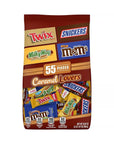 Caramel Lovers M&M-Mars Fun Size Candy Bars Assortment: 55-Piece Bag