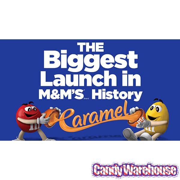M&M'S Caramel Milk Chocolate Candy, Party Size, 34 oz Bag