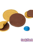 Chanukah Gelt Milk Chocolate Gold Coins in Mesh Bags: 18-Piece Box