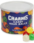 Charms Sour Balls Hard Candy: 12-Piece Case