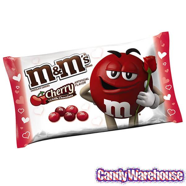 Cherry M&M's Candy: 9.9-Ounce Bag - Candy Warehouse