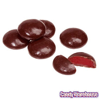 Chocolate Covered Raspberry Cremes Candy 4-Ounce Packs: 12-Piece Box - Candy Warehouse