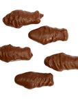 Chocolate Covered Red Gummy Fish: 10LB Case