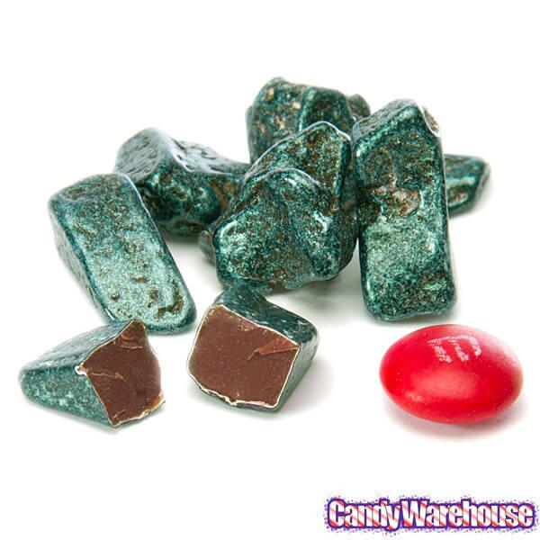 Chocolate Emerald Gemstones Candy: 1LB Bag - Candy Warehouse