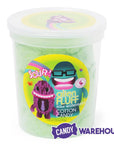 Chocolate Storybook Alien Fluff Cotton Candy - Sour Watermelon: 12-Piece Box