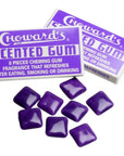 Choward's Violet Gum Packs: 24-Piece Box