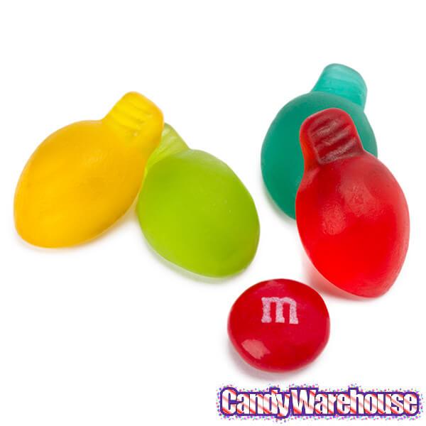 Christmas Light Bulb Gummy Packs: 20-Piece Bag - Candy Warehouse