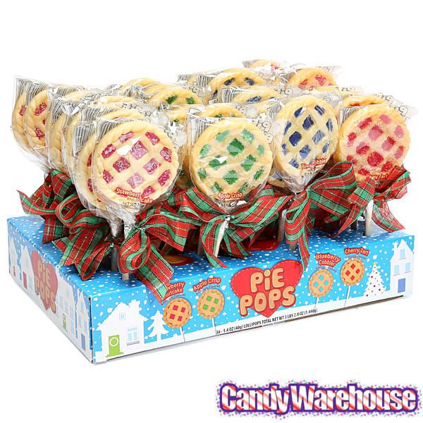Christmas Pie Pops: 36-Piece Display - Candy Warehouse