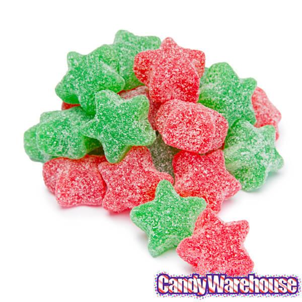 Christmas Sour Stars Jelly Candy: 5LB Bag - Candy Warehouse