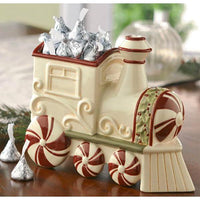 Christmas Train Ceramic Candy Dish - Candy Warehouse