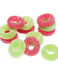 Christmas Wreaths Jelly Rings Candy: 16-Ounce Tub