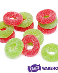 Christmas Wreaths Jelly Rings Candy: 16-Ounce Tub