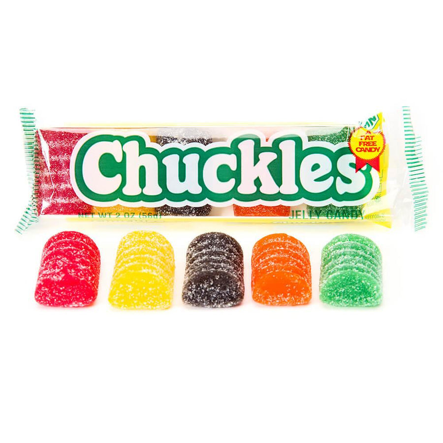 Chuckles Jelly Candy Packs: 24-Piece Box - Candy Warehouse