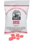 Claeys Hard Candy Drops Bags - Anise: 12-Piece Box
