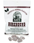 Claeys Hard Candy Drops Bags - Horehound: 12-Piece Box