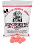 Claeys Hard Candy Drops Bags - Peppermint: 12-Piece Box