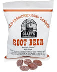 Claeys Hard Candy Drops Bags - Root Beer: 12-Piece Box