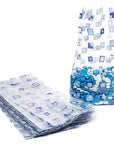 Clear Cello Candy Bags with Hanukkah Colors: 100-Piece Box
