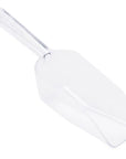 Clear Plastic 3-Ounce Flat Bottom Candy Scoop