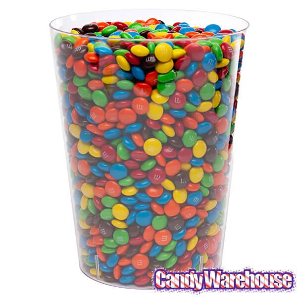 Clear Plastic Cylindrical Candy Container - Large - Candy Warehouse