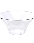 Clear Plastic Flared Bowl Candy Container - Large