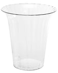 Clear Plastic Flared Cylindrical Candy Container - Large
