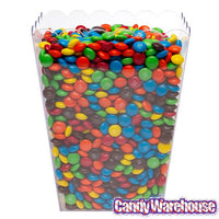 Clear Plastic Popcorn Style Candy Container - Large - Candy Warehouse