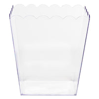 Clear Plastic Popcorn Style Candy Container - Small - Candy Warehouse