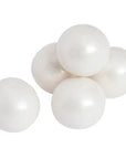 Wrapped 1-Inch Gumballs - Shimmer White: 150-Piece Bag