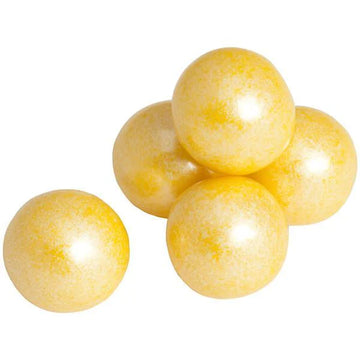 Color Splash Pearl Yellow 1-Inch Gumballs: 2LB Bag