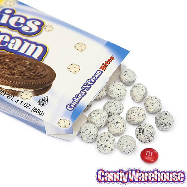 Cookie n Cream Bites Theater Size Packs: 12-Piece Box - Candy Warehouse