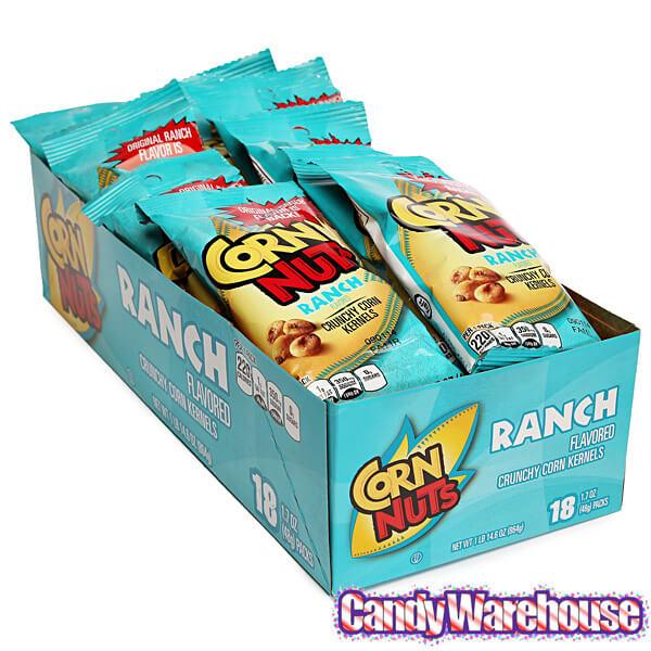 Corn Nuts 1.7-Ounce Packs - Ranch: 18-Piece Box - Candy Warehouse