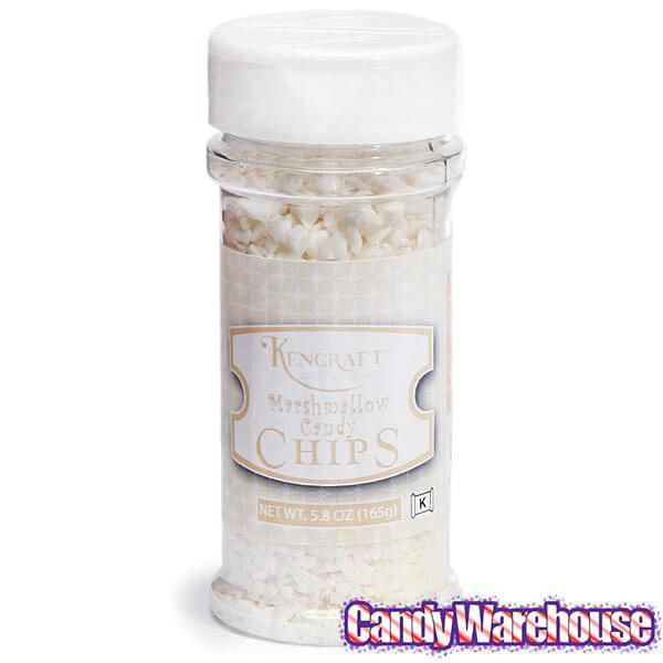 Crushed Candy Chips - White Marshmallow: 5.8-Ounce Shaker - Candy Warehouse