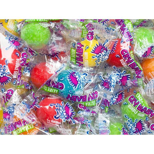 Cry Baby Sour Gumballs - Wrapped: 850-Piece Case - Candy Warehouse