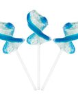 CurlyCutes Petite Crystal Ribbon Pops - Blue Raspberry: 20-Piece Jar