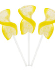 CurlyCutes Petite Crystal Ribbon Pops - Yellow Banana: 20-Piece Jar