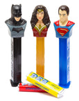 DC Comics - Batman - Superman - Wonder Woman - PEZ Candy Packs: 12-Piece Display
