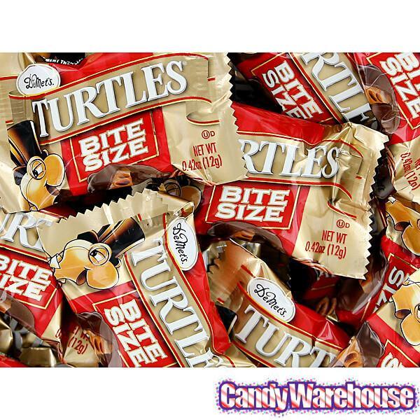 DeMet's Turtles Bite Size Chocolates: 60-Piece Box - Candy Warehouse