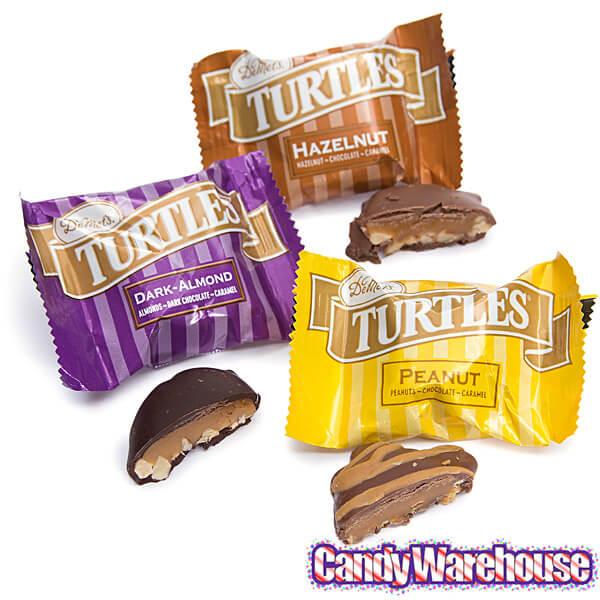 DeMet's Turtles Caramel Nut Cluster Chocolates Assortment: 17.5-Ounce Bag - Candy Warehouse