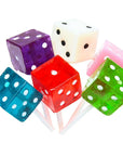 Dice Lollipops - Assorted: 24-Piece Box