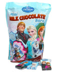 Disney Frozen Mini Milk Chocolate Bars: 15-Piece Bag