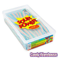 Dorval Sour Power Belts Candy - Quattro: 150-Piece Tub - Candy Warehouse