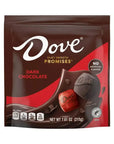 Dove Dark Chocolate Squares: 28-Piece Bag