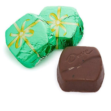 Dove Mint Cookie Milk Chocolate Squares: 30-Piece Bag - Candy Warehouse