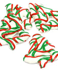 Drizzled Christmas Tree Yogurt Mini Pretzels: 2LB Bag